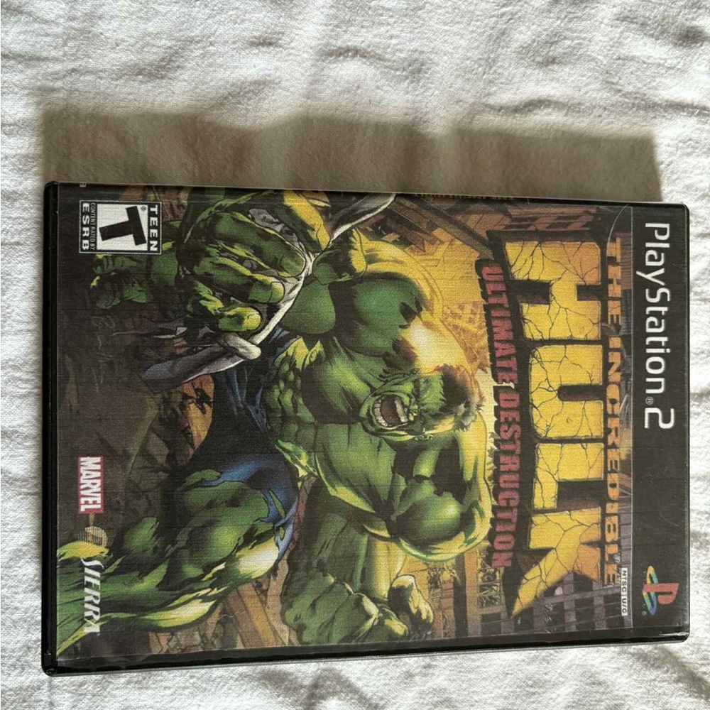 Marvel Green and Black The Incredible Hulk Video Game